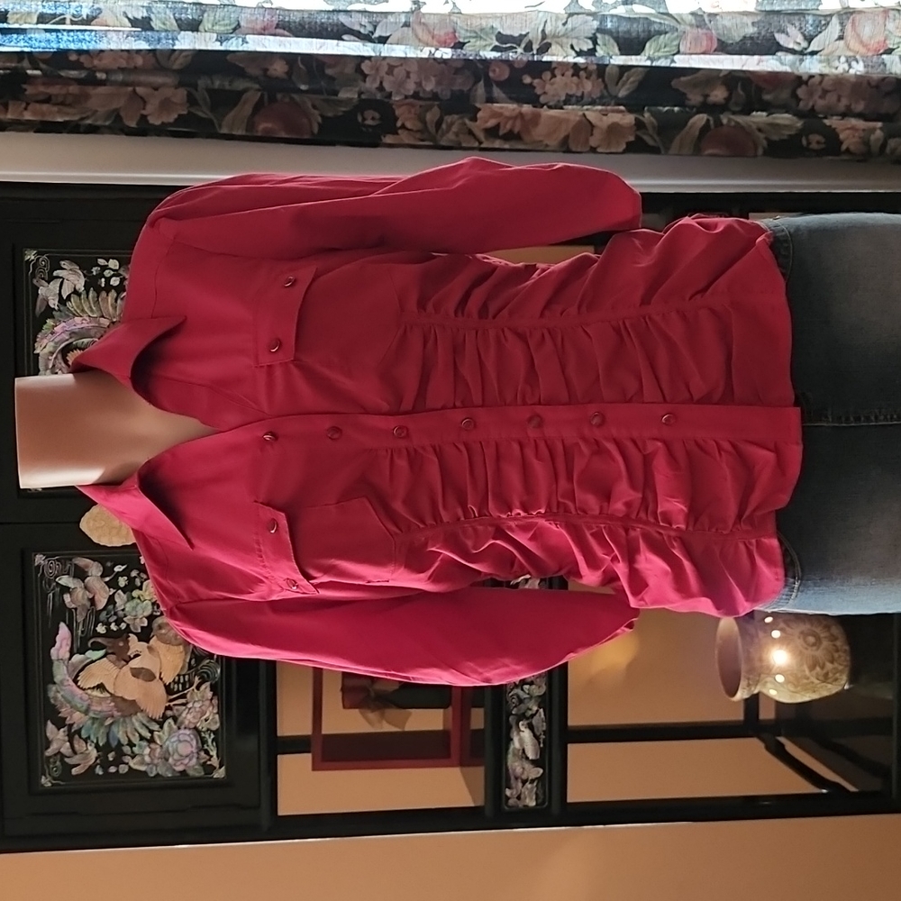 Button down shirt 3/4 sleeves (B50)